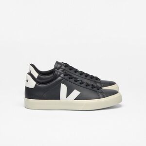 Veja women’s CAMPO LEATHER BLACK WHITE